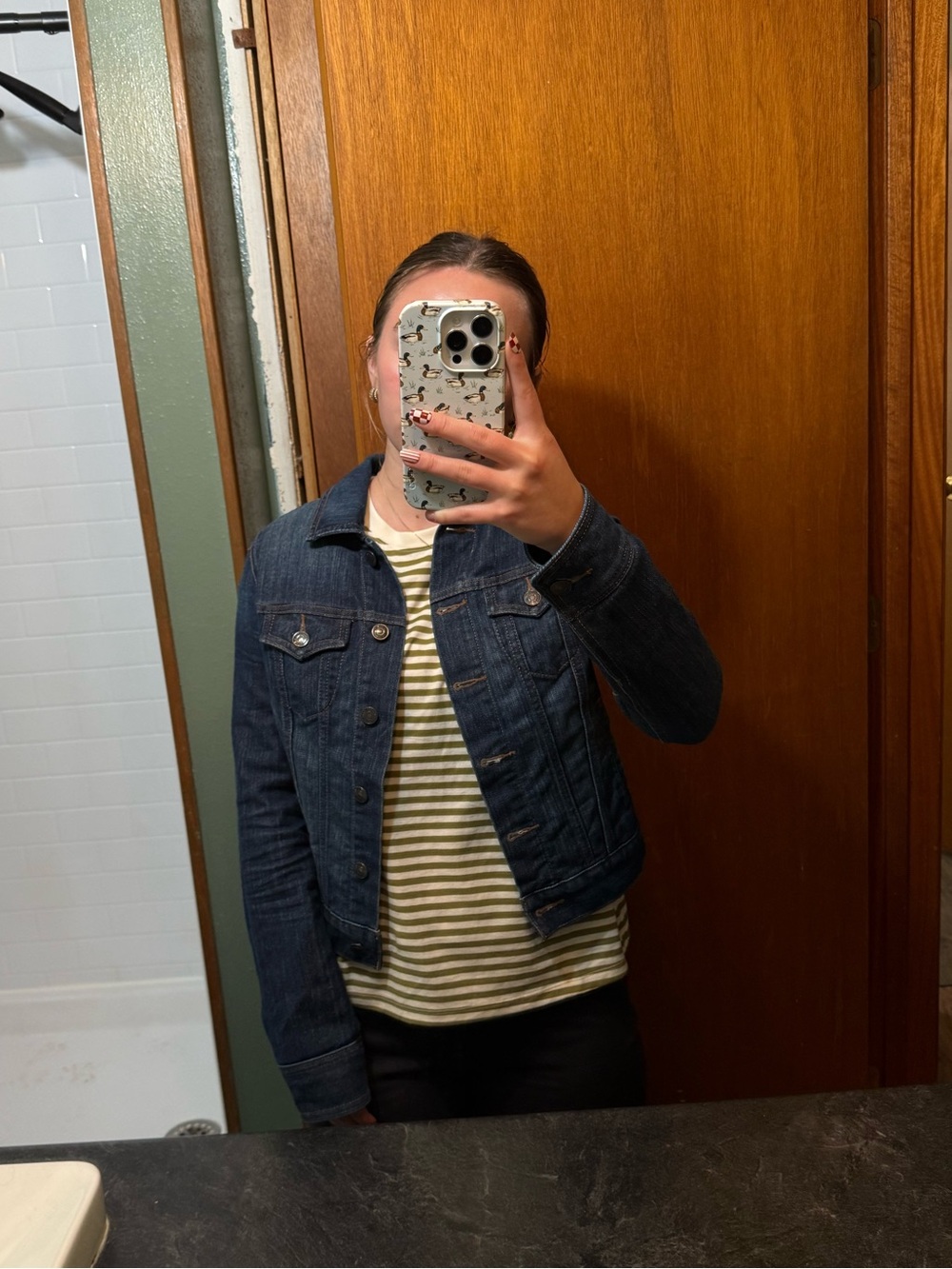 Old Navy Dark Wash Denim Jacket Size XS